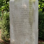 Ramparts Cemetery Plaque