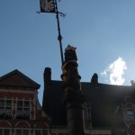 Statue In Square Near Gravensteen