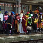 Sint Nicolaas Greets The Children