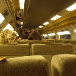 Inside TGV Train