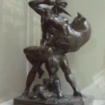 Theseus fighting Minotaur