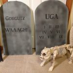 Gorgutz and UGA tombstone lettering